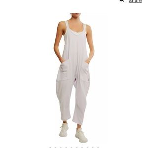 Women's White Jumpsuit